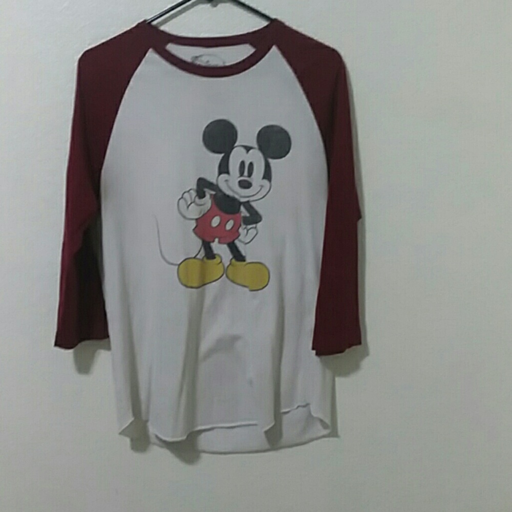 Mickey mouse baseball shirt